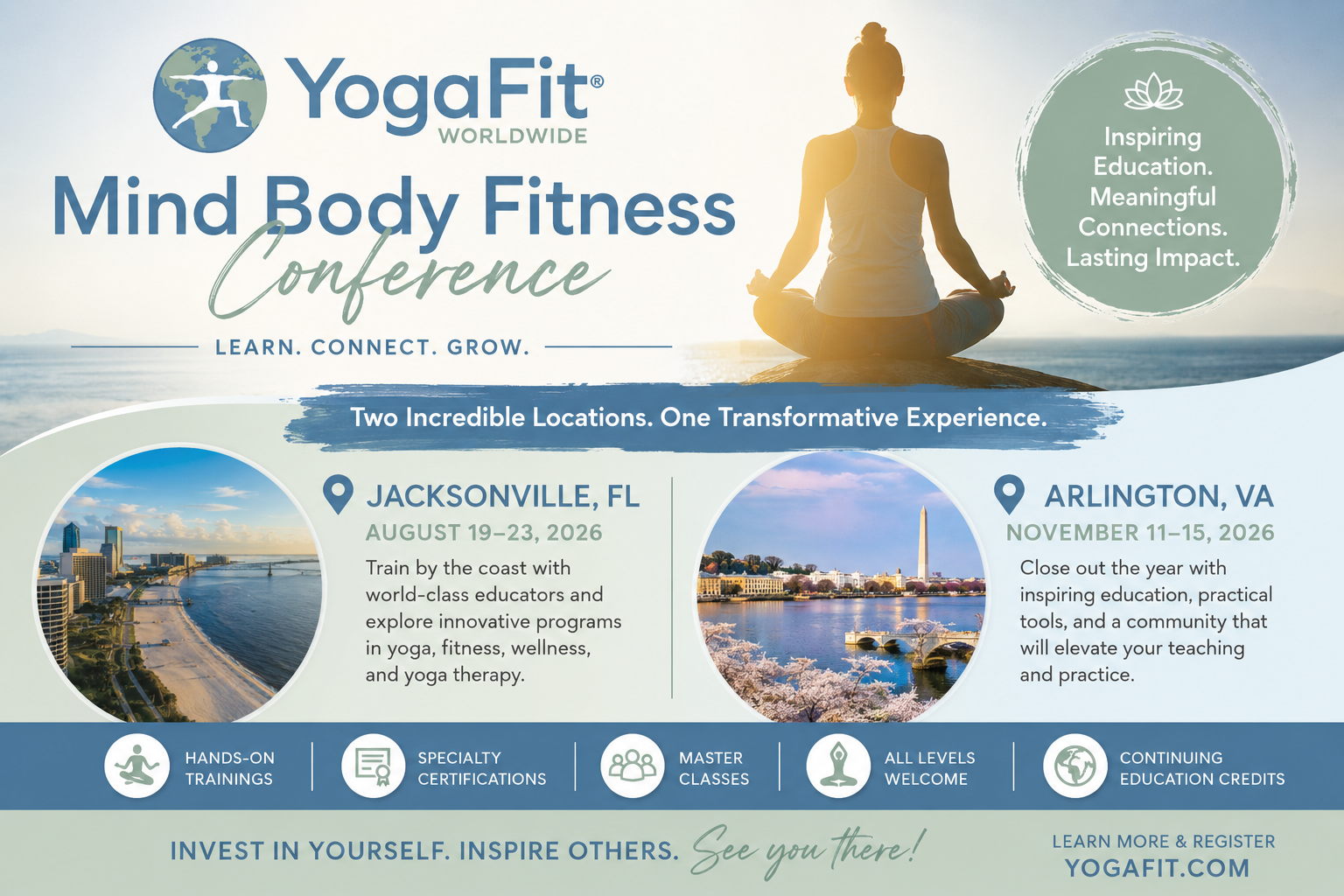 YogaFit Mind Body Fitness Conferences 2026